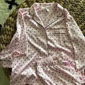 Pink polka dot Victoria’s Secrete Jammy Set